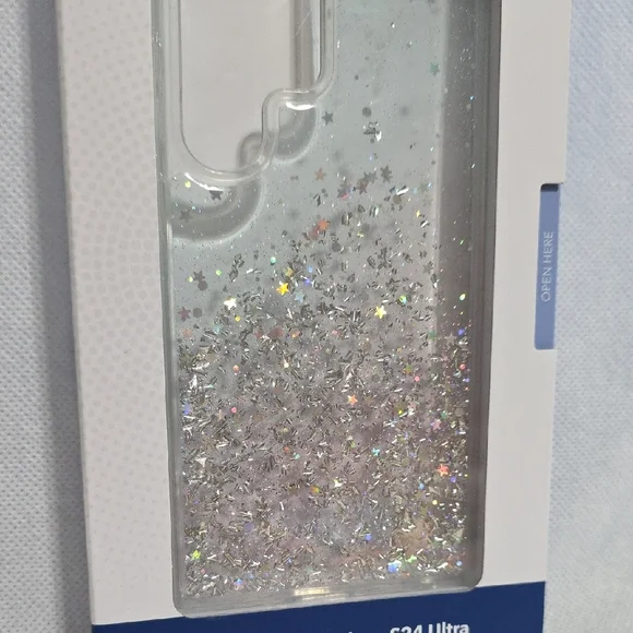 Insignia Glitter Case for Samsung Galaxy S24 Ultra - Silver - Picture 3 of 9